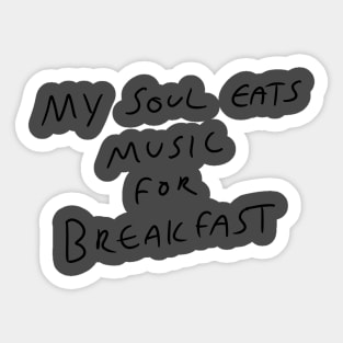 Music motto Sticker